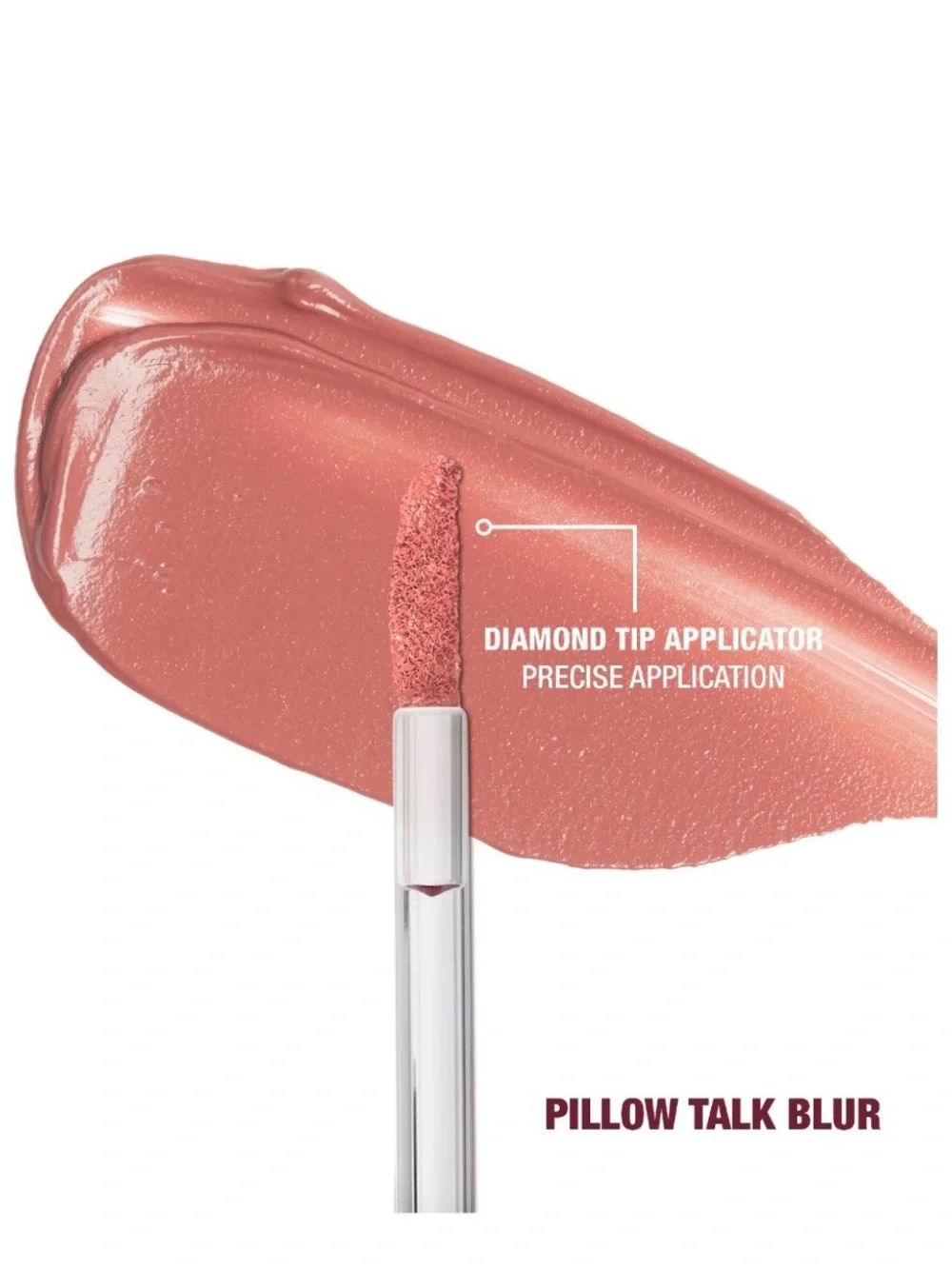 Charlotte Tilbury Airbrush Lip Blur Liquid Lipstick- Pillow Talk Blur